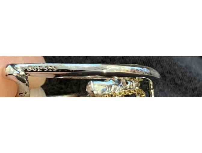 Necklace - Bradford Exchange Sterling Silver 'I love dachshund' Necklace - Pre-Loved