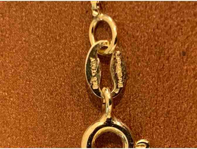 Necklace - Bradford Exchange Sterling Silver 'I love dachshund' Necklace - Pre-Loved