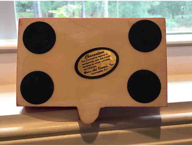 Christmas Stocking Holder - Charmstone Marv-Art Dachshund Figurine dressed for Christmas!