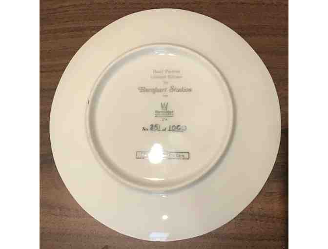 Vintage Barnhart Studios Limited Edition hand painted porcelain plate w/5 dachshunds!