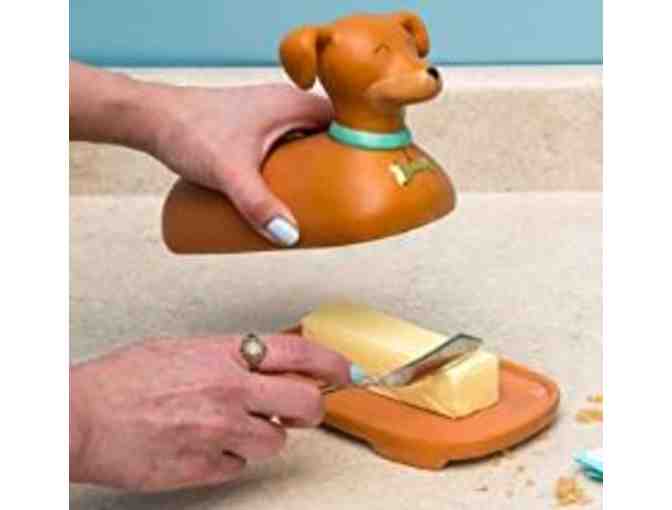 Humorous Doxie Butter Dish