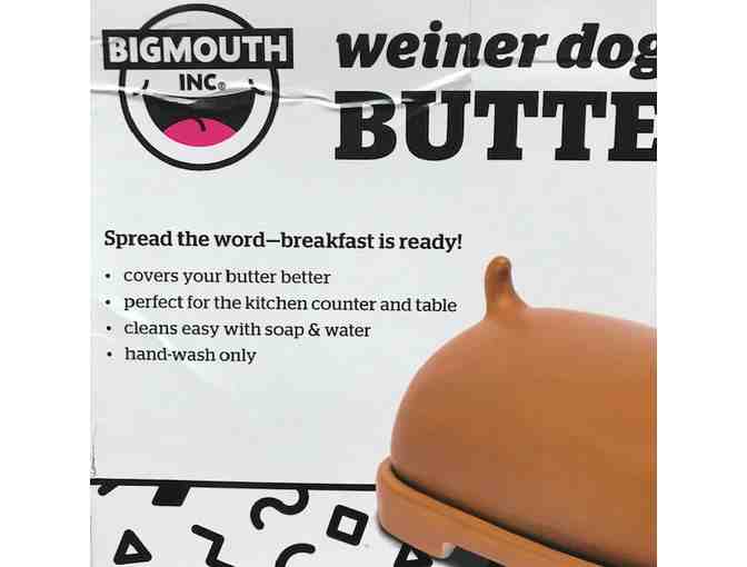 Humorous Doxie Butter Dish