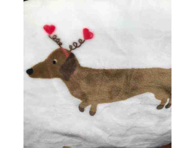 Doxie Valentines Oversized Throw