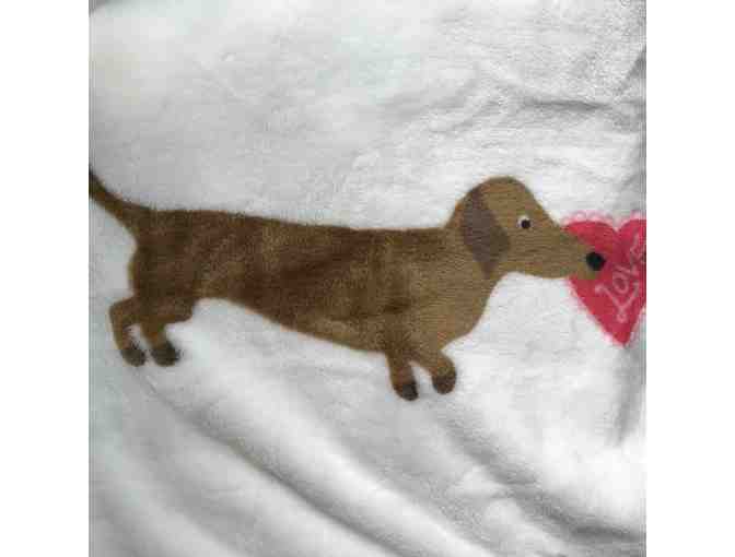 Doxie Valentines Oversized Throw