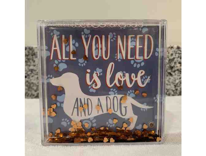 Picture Frame - Very Novel! 'All you Need is Love and a Dog'