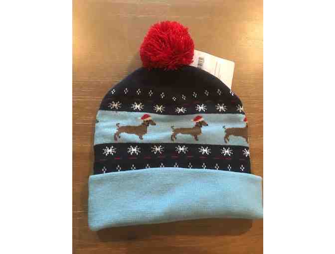 Hat! Dachshund Through The Snow Winter Hat (Unisex)