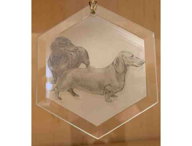Ornament - Crystal Dachshund Ornament
