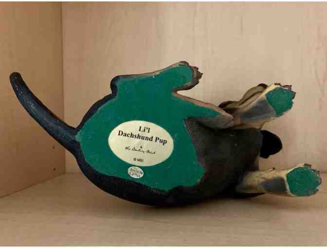Danbury Mint Li'l Dachshund Pup Dog Figurine - Retired!