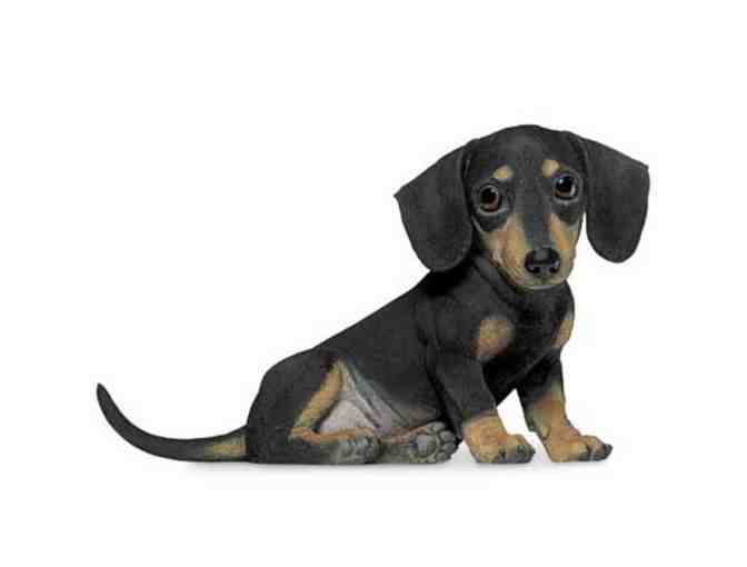 Danbury Mint Li'l Dachshund Pup Dog Figurine - Retired!