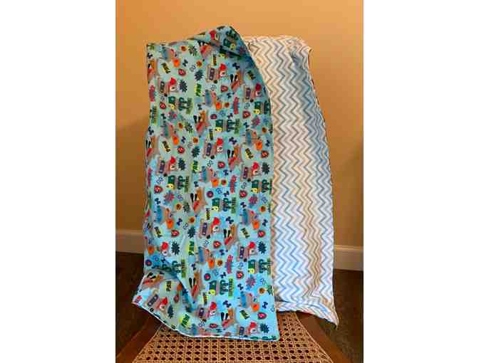 Blanket - Dog or Baby Blanket of 100% Cotton Flannel - Superdogs!