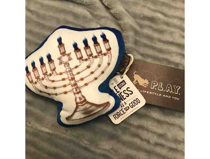 Happy Hanukkah Dog Toy Set