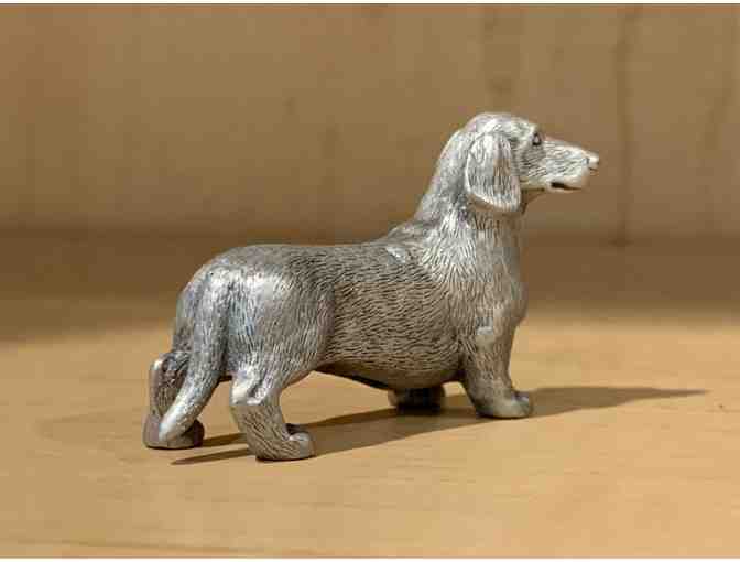 Pewter Dachshund - Small Pewter Dachshund by Fort, Inc., a RI Foundry