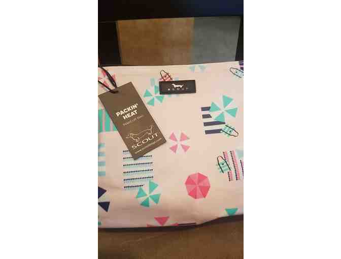 SCOUT Packin' Heat Makeup Bag - with Iconic Dachshund emblem!