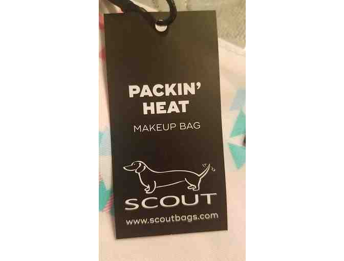 SCOUT Packin' Heat Makeup Bag - with Iconic Dachshund emblem!