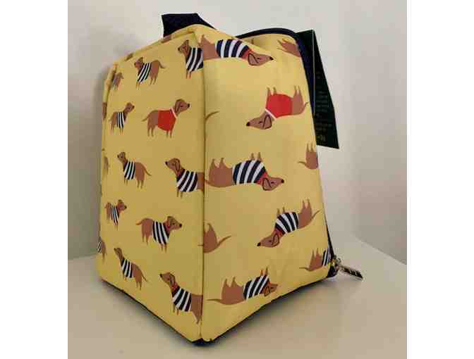Lunch Bag! Fit+Fresh Yellow Dachshund Lunch Bag with Sandwich Container Inside
