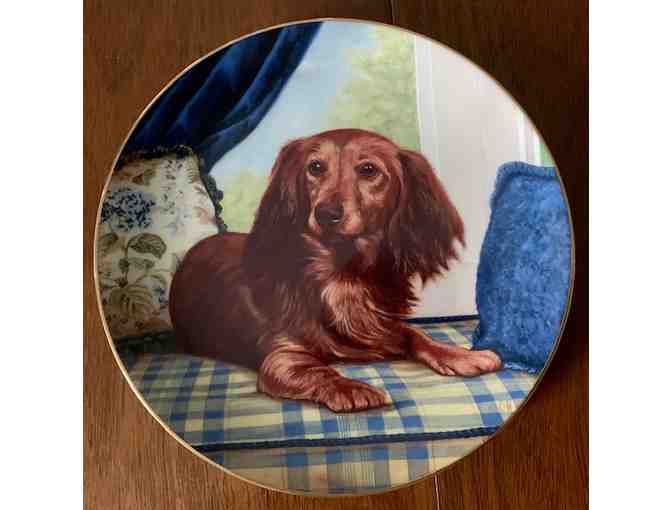 Danbury Mint Dachshund Collector Plates - 7 Plates in Total - Beautiful Condition!