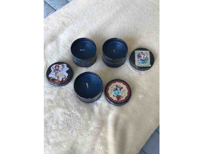 Lava candles, set of 3