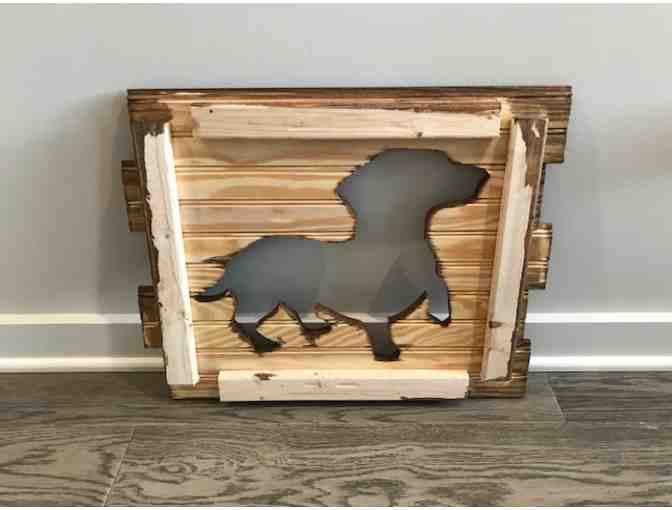 Wood Dachshund Wall Art