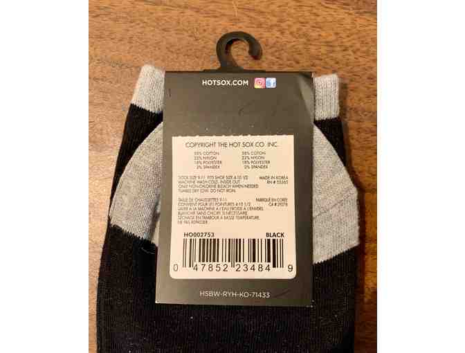 Get a Long Little Doggie Socks with black background! (Women's)