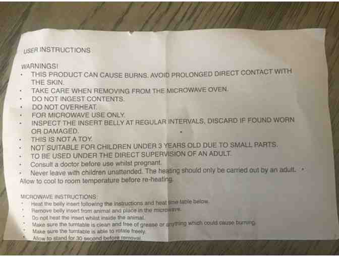 Snuggle Buddy Australia Microwaveable Heat and Hug Plush Dachshund