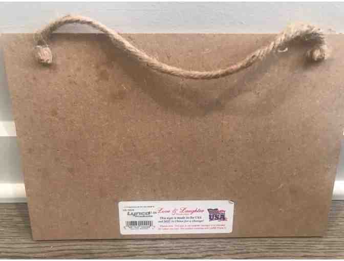 All you need is love and a dog sign