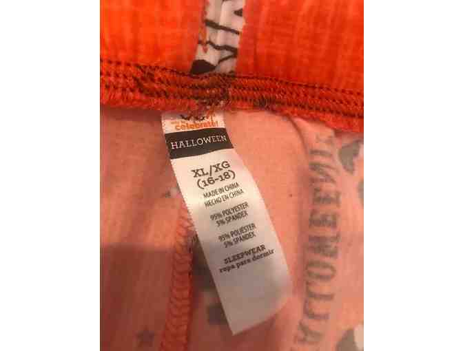 Halloween dachshund PJ bottoms - size XL