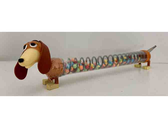 Candy Dispenser?? Adorable dachshund with candies!