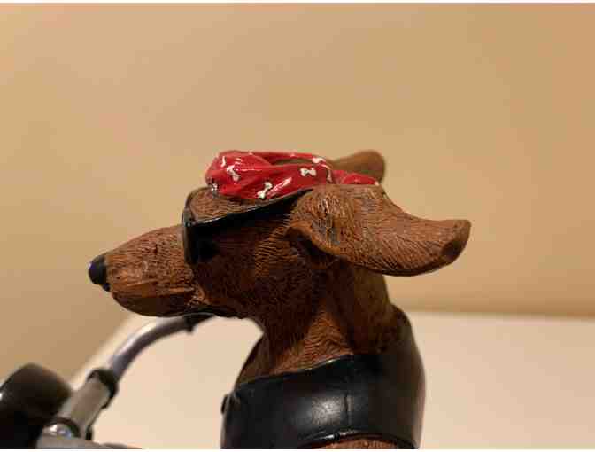 Danbury Mint Dachshund Figurine!! Bad to the Bone!!