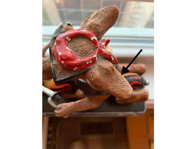 Danbury Mint Dachshund Figurine!! Bad to the Bone!!