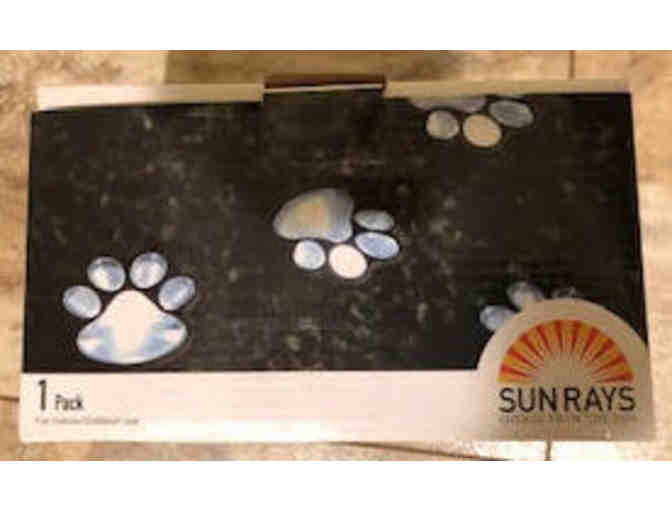Solar Paw Print Lights - Four Paw Print Lights!