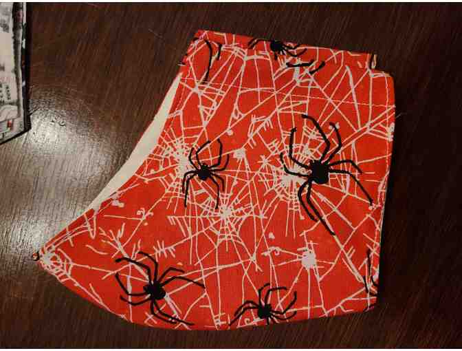 Mask - Adult - Cob Webs & Spiders!!!! Hand Made Mask by Anne Lendzinski