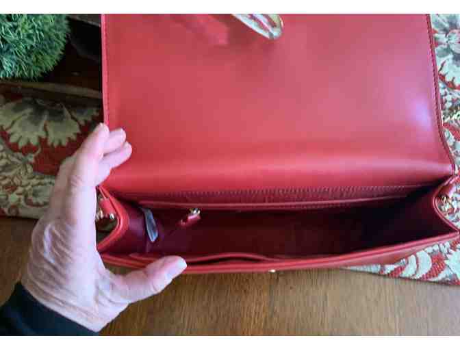 Stunning Mario Valentino Red Shoulder Purse