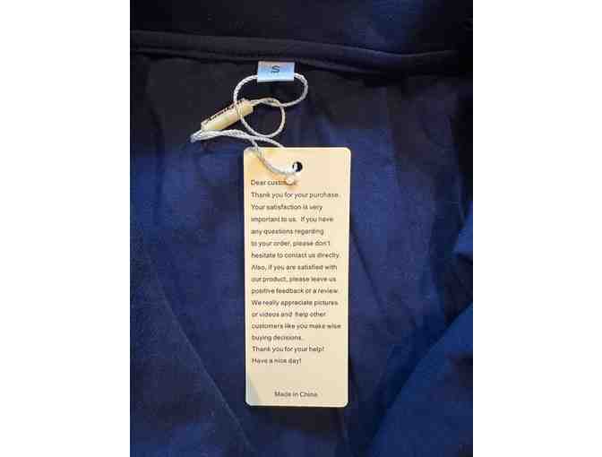 Ladies Blue Striped PJ Set - Size Small