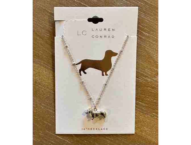 Necklace - Gold Tone Dachshund Necklace by Lauren Conrad
