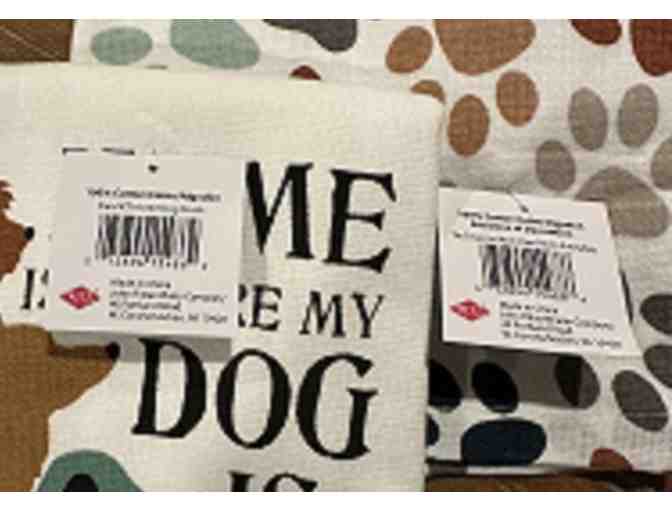 Kitchen Towel Set: HOME IS WHERE MY DOG IS