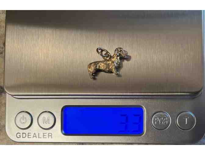 BUY A CHANCE TO WIN! 14K Gold Wire Hair Dachshund Charm (Max 100 tickets)