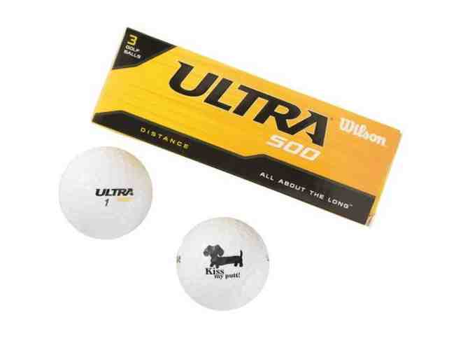WILSON GOLF BALLS - Kiss My Putt! (3 Pack)