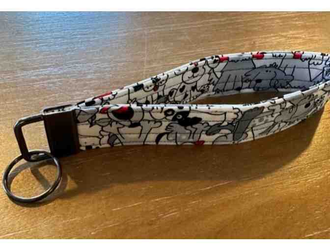Dog Themed Key Fob Wristlet