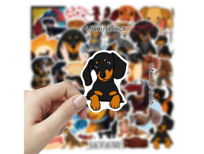 Stickers - 50 Dachshund Stickers - All Different