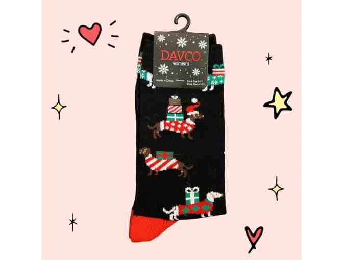 Socks! Holiday Davco Women's Socks - Sock size 9-11 - Photo 1