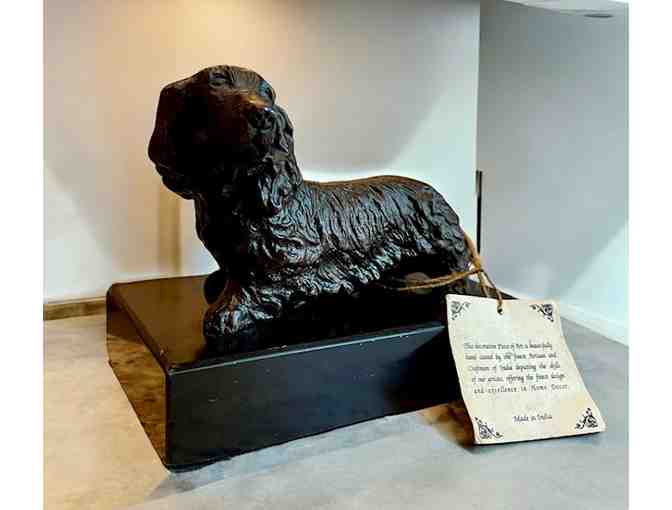 Long Hair Dachshund Bookend / Door Stop / Paper Weight