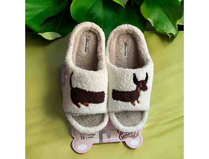 Dachshund Slippers by Moon Cake! Size Extra Large (11-12)