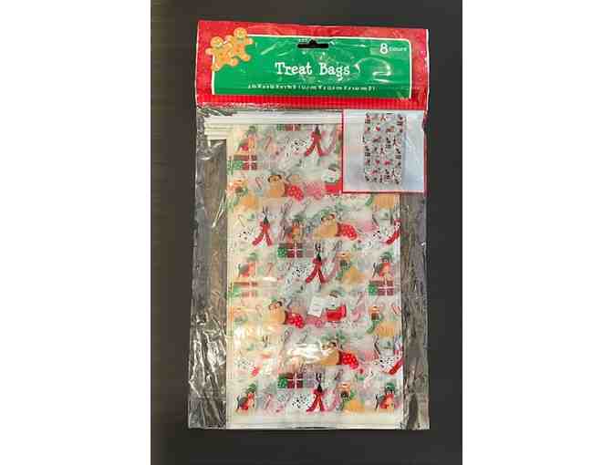 Christmas Holiday Twist Tie Treat Bags - 8 bags per package - Buy-it-Now - Photo 1