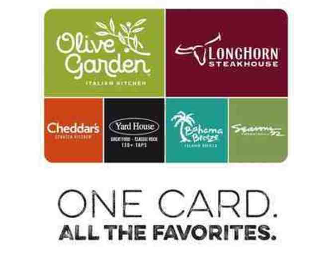 $25 Darden Gift Card - Includes Olive Garden, Longhorn, Cheddar's plus 3 more! (#1) - Photo 1