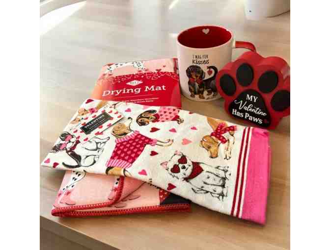 Valentine's Day!!! Towel, Drying Mat, Coffee Mug and Counter Art!! - Photo 1