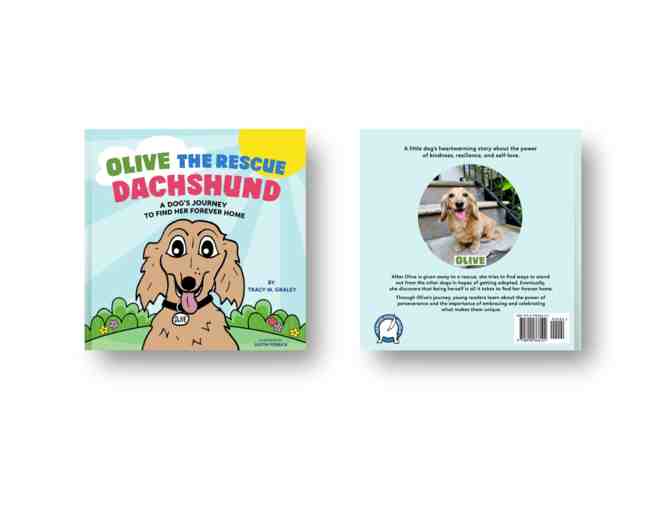 Olive the Rescue Dachshund - an AADR alum! Custom autographed!