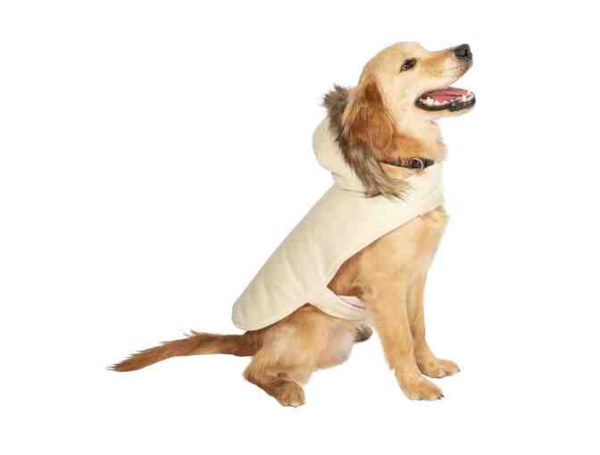 Pink (Champagne) Reversible Puffer Jacket with Hood - Size Small