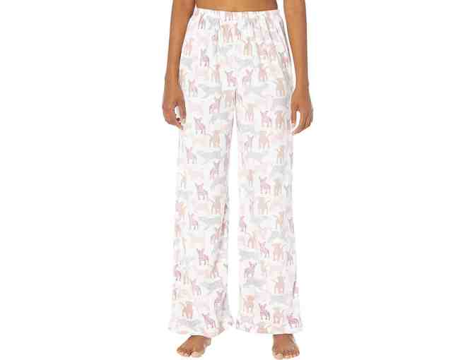 Minky Fleece PJs by Karen Neuburger in Frosty Paws Pattern - Size Large