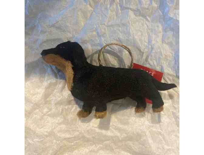 Furry B&T Dachshund Ornaments (Set of 3)