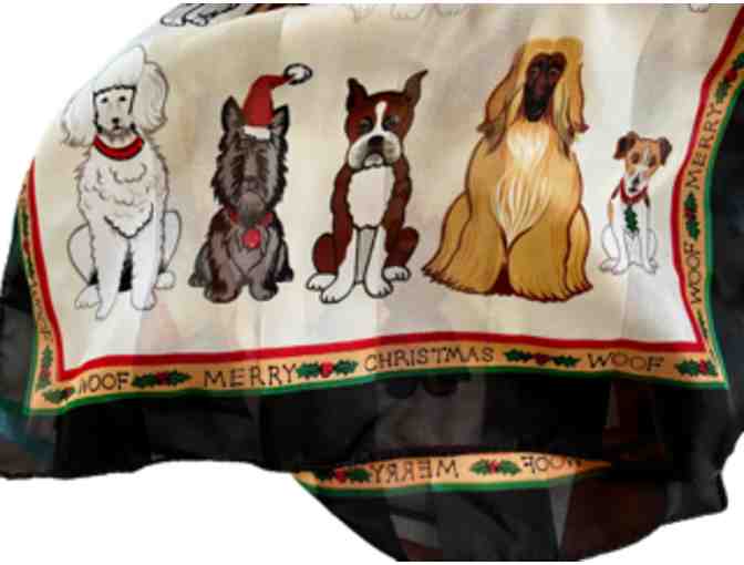 Christmas Fashion Dog Scarf - Lightweight - Approx 13' x 56' - 100% Polyester - NWT